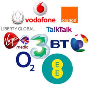 Top Telecommunication Companies in the UK include the BT Group, Vodafone UK, Talk Talk, Sky Group, EE, 02, Virgin Media 02